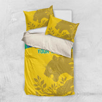 Custom Gabon Football Bedding Set Allez Les Pantheres - Wonder Print Shop