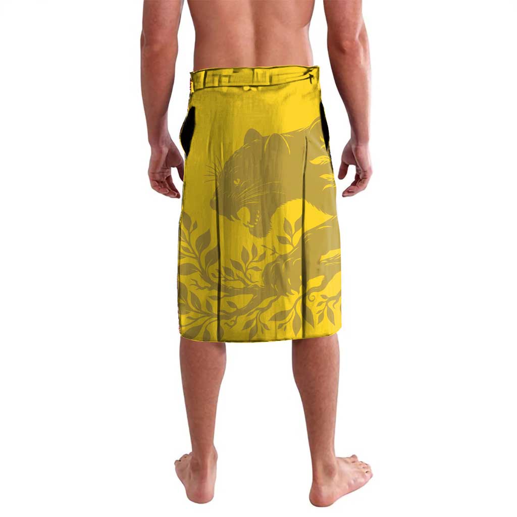 Custom Gabon Football Lavalava Allez Les Pantheres - Wonder Print Shop