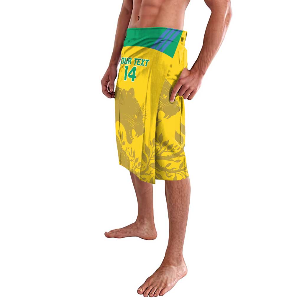 Custom Gabon Football Lavalava Allez Les Pantheres - Wonder Print Shop