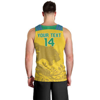 Custom Gabon Football Men Tank Top Allez Les Pantheres - Wonder Print Shop