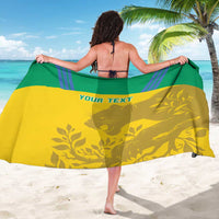 Custom Gabon Football Sarong Allez Les Pantheres - Wonder Print Shop