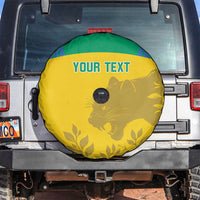 Custom Gabon Football Spare Tire Cover Allez Les Pantheres - Wonder Print Shop
