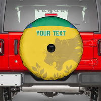 Custom Gabon Football Spare Tire Cover Allez Les Pantheres - Wonder Print Shop