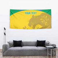 Custom Gabon Football Tapestry Allez Les Pantheres - Wonder Print Shop