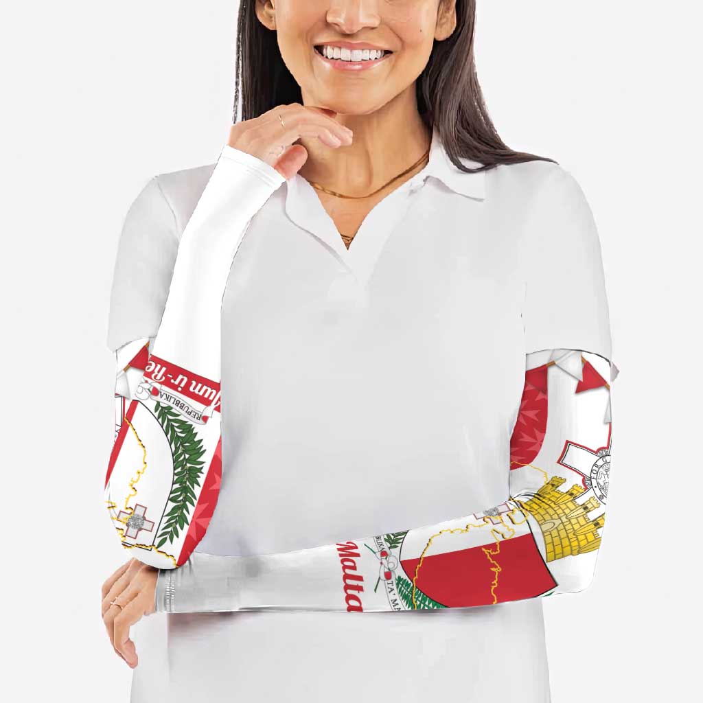 Malta Republic Day Arm Sleeves Jum ir-Repubblika Maltese Cross - Wonder Print Shop