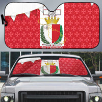 Malta Republic Day Auto Sun Shade Jum ir-Repubblika Maltese Cross - Wonder Print Shop