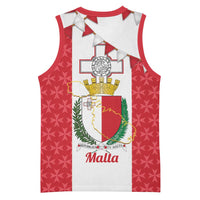 Malta Republic Day Basketball Jersey Jum ir-Repubblika Maltese Cross - Wonder Print Shop