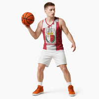 Malta Republic Day Basketball Jersey Jum ir-Repubblika Maltese Cross - Wonder Print Shop
