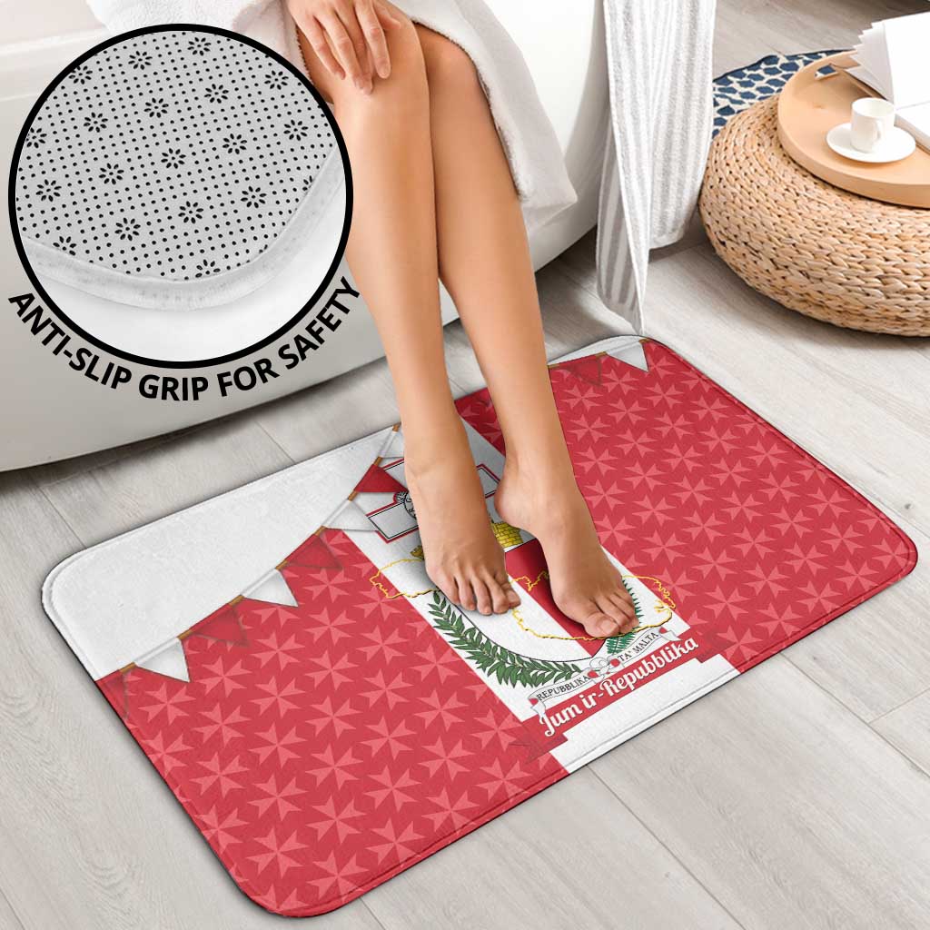 Malta Republic Day Bathroom Set Jum ir-Repubblika Maltese Cross - Wonder Print Shop