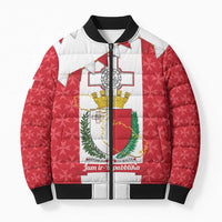 Malta Republic Day Bomber Puffer Jacket Jum ir-Repubblika Maltese Cross - Wonder Print Shop