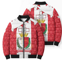 Malta Republic Day Bomber Puffer Jacket Jum ir-Repubblika Maltese Cross - Wonder Print Shop
