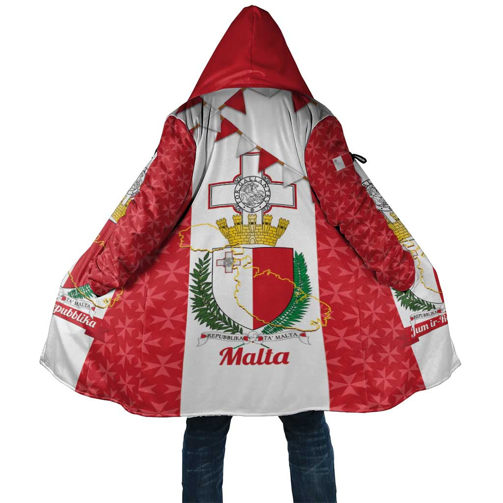 Malta Republic Day Cloak Jum ir-Repubblika Maltese Cross - Wonder Print Shop