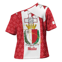 Malta Republic Day Cross Shoulder Shirt Jum ir-Repubblika Maltese Cross - Wonder Print Shop