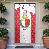 Malta Republic Day Door Cover Jum ir-Repubblika Maltese Cross - Wonder Print Shop