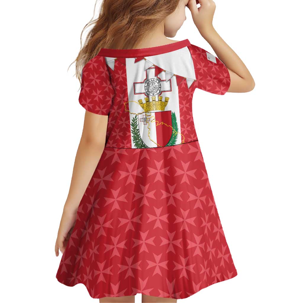Malta Republic Day Family Matching Off Shoulder Maxi Dress and Hawaiian Shirt Jum ir-Repubblika Maltese Cross - Wonder Print Shop