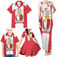 Malta Republic Day Family Matching Tank Maxi Dress and Hawaiian Shirt Jum ir-Repubblika Maltese Cross - Wonder Print Shop
