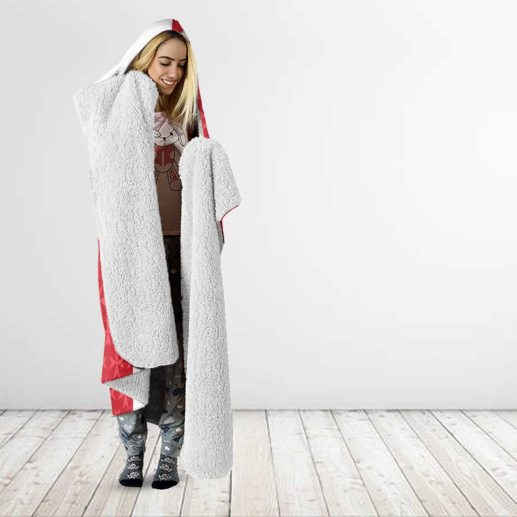 Malta Republic Day Hooded Blanket Jum ir-Repubblika Maltese Cross - Wonder Print Shop