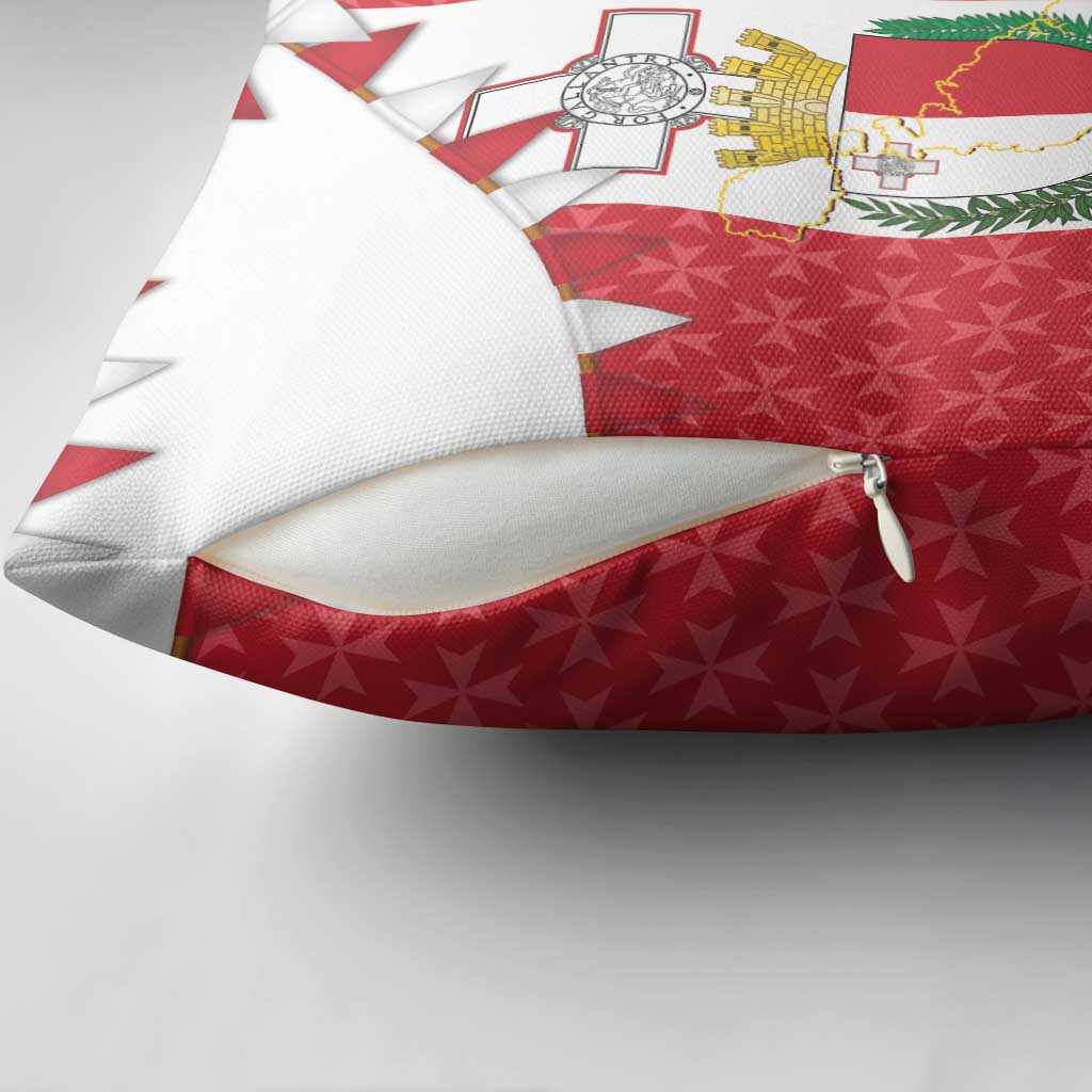 Malta Republic Day Pillow Cover Jum ir-Repubblika Maltese Cross - Wonder Print Shop