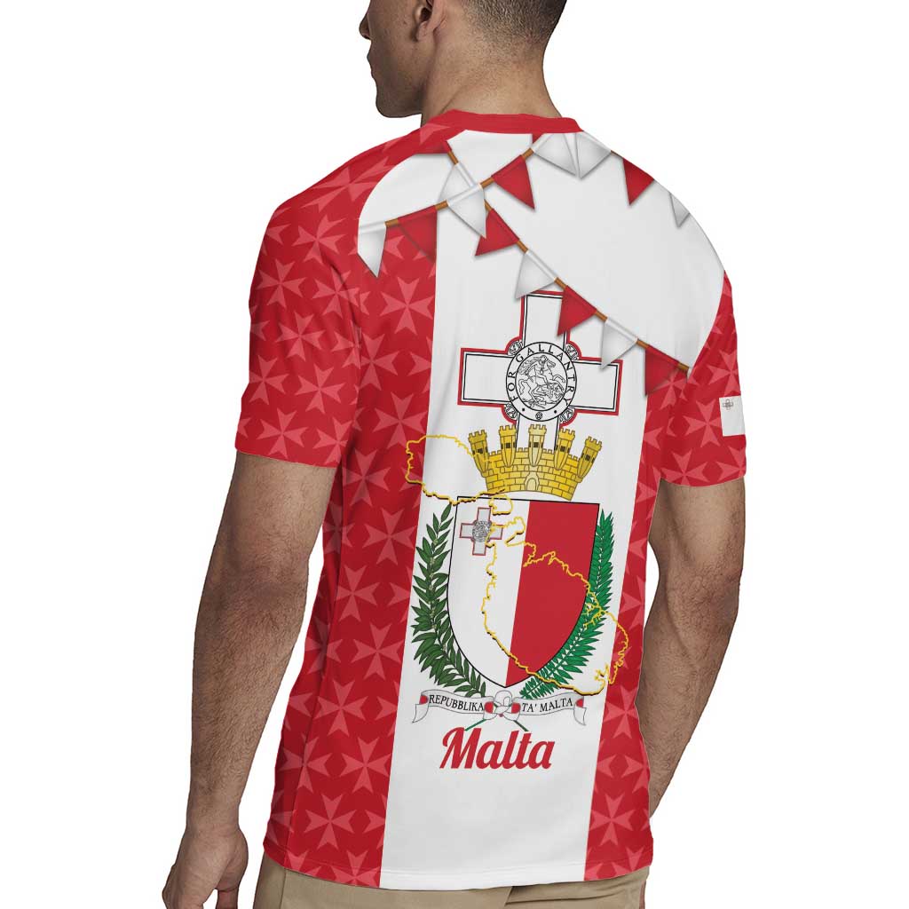 Malta Republic Day Rugby Jersey Jum ir-Repubblika Maltese Cross - Wonder Print Shop