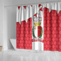 Malta Republic Day Shower Curtain Jum ir-Repubblika Maltese Cross - Wonder Print Shop
