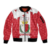 Malta Republic Day Sleeve Zip Bomber Jacket Jum ir-Repubblika Maltese Cross - Wonder Print Shop