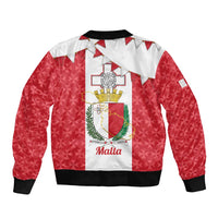 Malta Republic Day Sleeve Zip Bomber Jacket Jum ir-Repubblika Maltese Cross - Wonder Print Shop