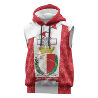 Malta Republic Day Sleeveless Hoodie Jum ir-Repubblika Maltese Cross - Wonder Print Shop
