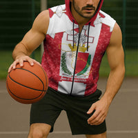 Malta Republic Day Sleeveless Zip Hoodie Jum ir-Repubblika Maltese Cross - Wonder Print Shop