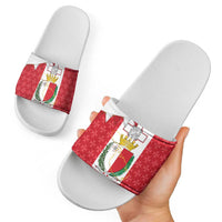 Malta Republic Day Slide Sandals Jum ir-Repubblika Maltese Cross - Wonder Print Shop