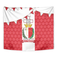 Malta Republic Day Tapestry Jum ir-Repubblika Maltese Cross - Wonder Print Shop