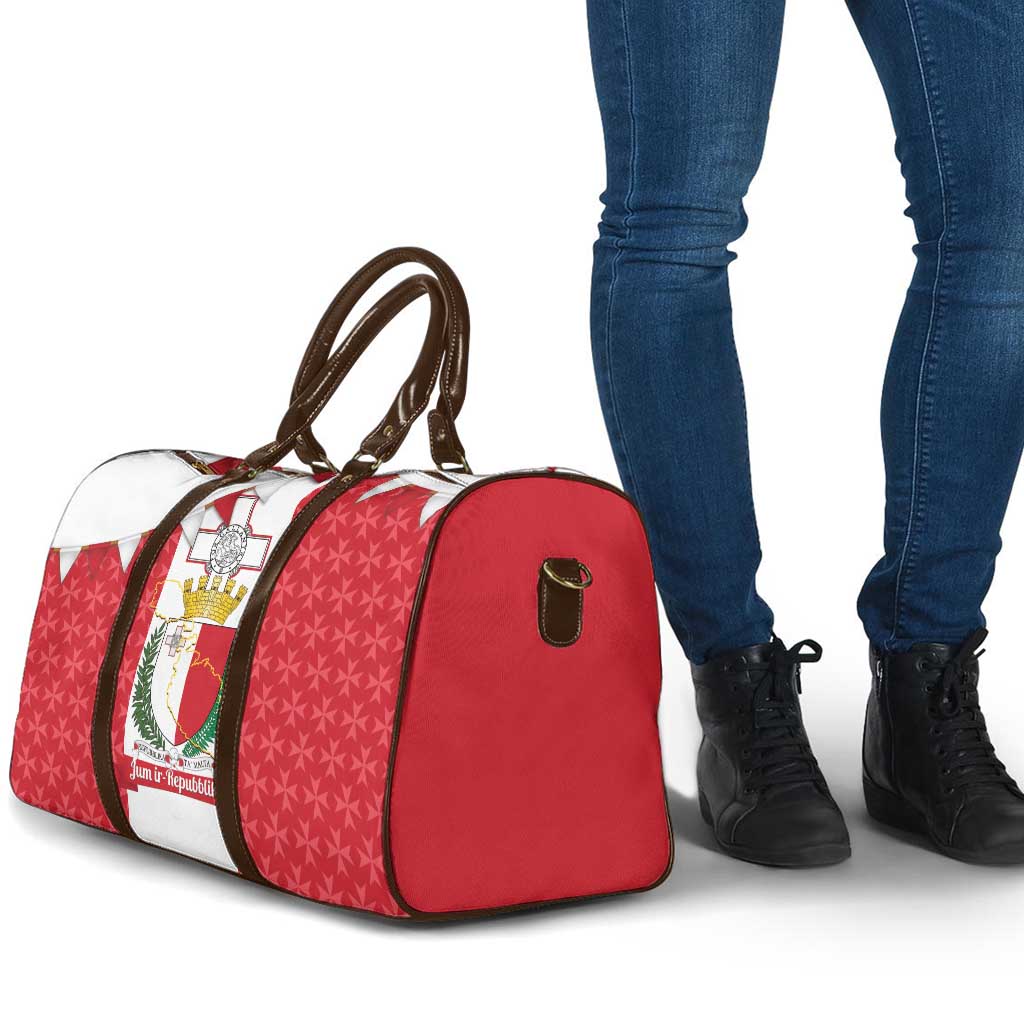 Malta Republic Day Travel Bag Jum ir-Repubblika Maltese Cross - Wonder Print Shop