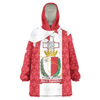 Malta Republic Day Wearable Blanket Hoodie Jum ir-Repubblika Maltese Cross - Wonder Print Shop