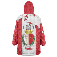 Malta Republic Day Wearable Blanket Hoodie Jum ir-Repubblika Maltese Cross - Wonder Print Shop