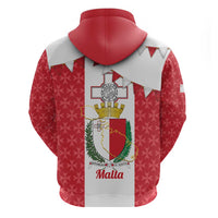 Malta Republic Day Zip Hoodie Jum ir-Repubblika Maltese Cross - Wonder Print Shop