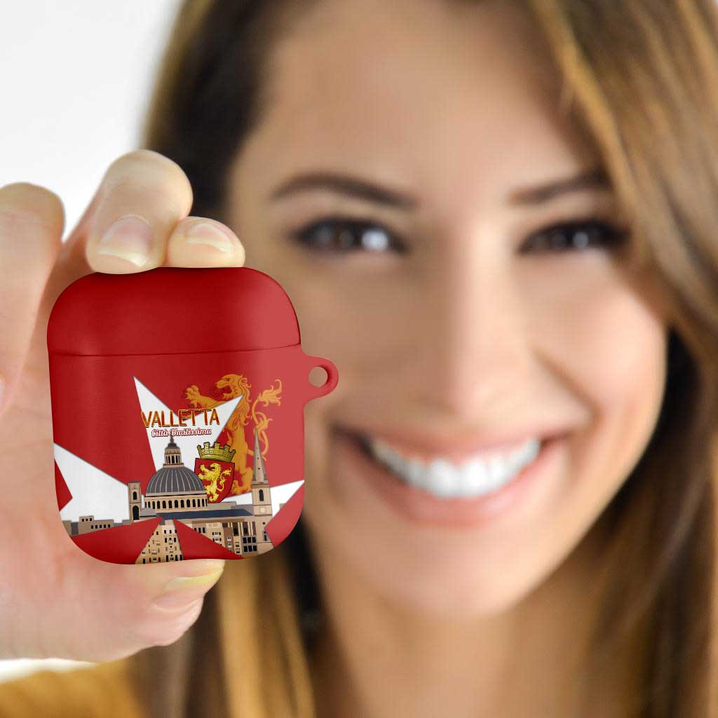 Valletta Malta AirPods Case Maltese Cross Citta Umilissima - Wonder Print Shop