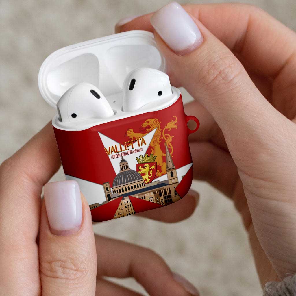 Valletta Malta AirPods Case Maltese Cross Citta Umilissima - Wonder Print Shop