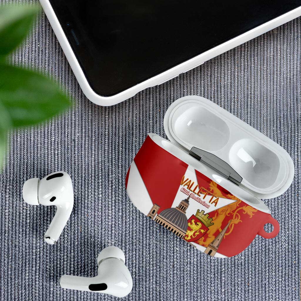 Valletta Malta AirPods Case Maltese Cross Citta Umilissima - Wonder Print Shop