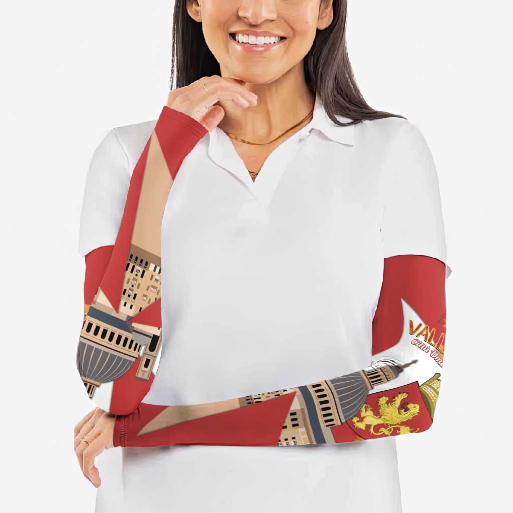 Valletta Malta Arm Sleeves Maltese Cross Citta Umilissima - Wonder Print Shop