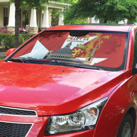 Valletta Malta Auto Sun Shade Maltese Cross Citta Umilissima - Wonder Print Shop