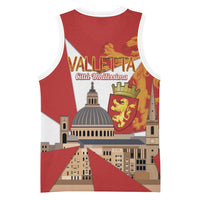 Valletta Malta Basketball Jersey Maltese Cross Citta Umilissima - Wonder Print Shop