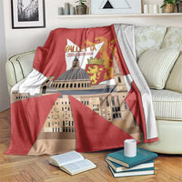 Valletta Malta Blanket Maltese Cross Citta Umilissima - Wonder Print Shop