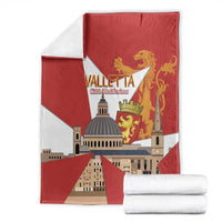 Valletta Malta Blanket Maltese Cross Citta Umilissima - Wonder Print Shop