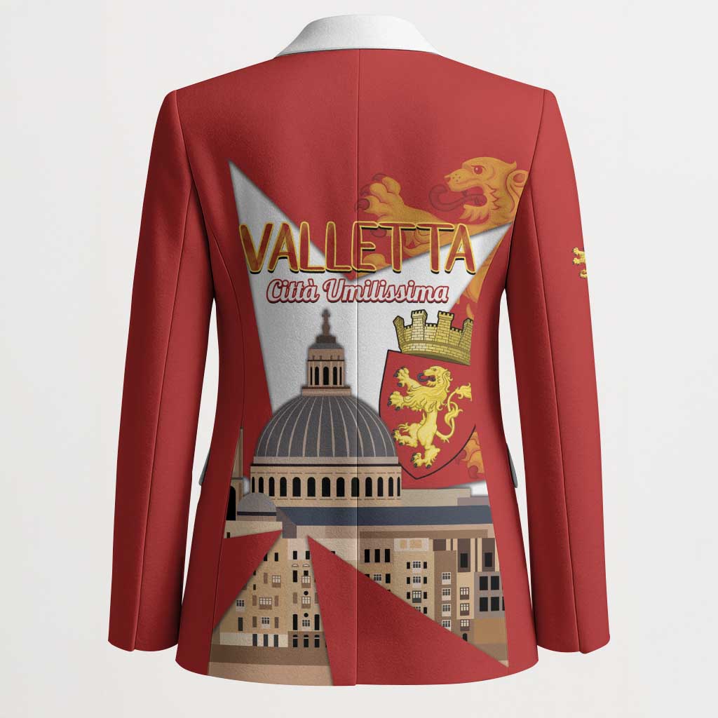Valletta Malta Blazer Maltese Cross Citta Umilissima - Wonder Print Shop