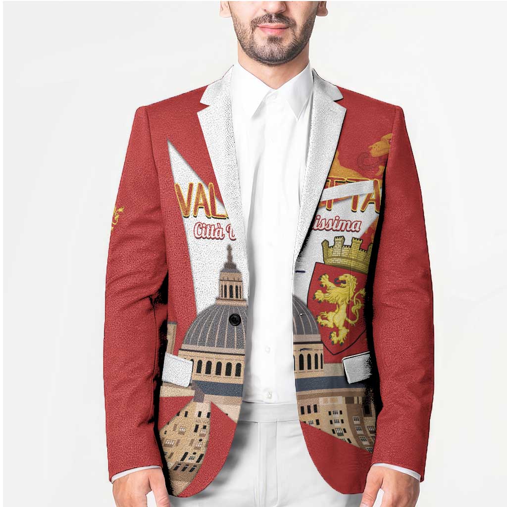 Valletta Malta Blazer Maltese Cross Citta Umilissima - Wonder Print Shop