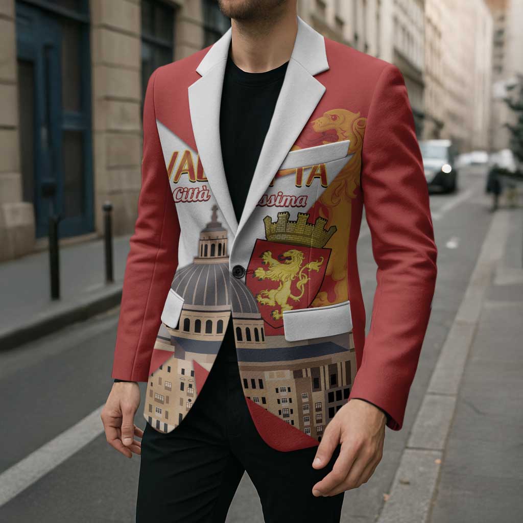 Valletta Malta Blazer Maltese Cross Citta Umilissima - Wonder Print Shop