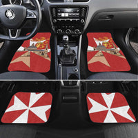 Valletta Malta Car Mats Maltese Cross Citta Umilissima - Wonder Print Shop