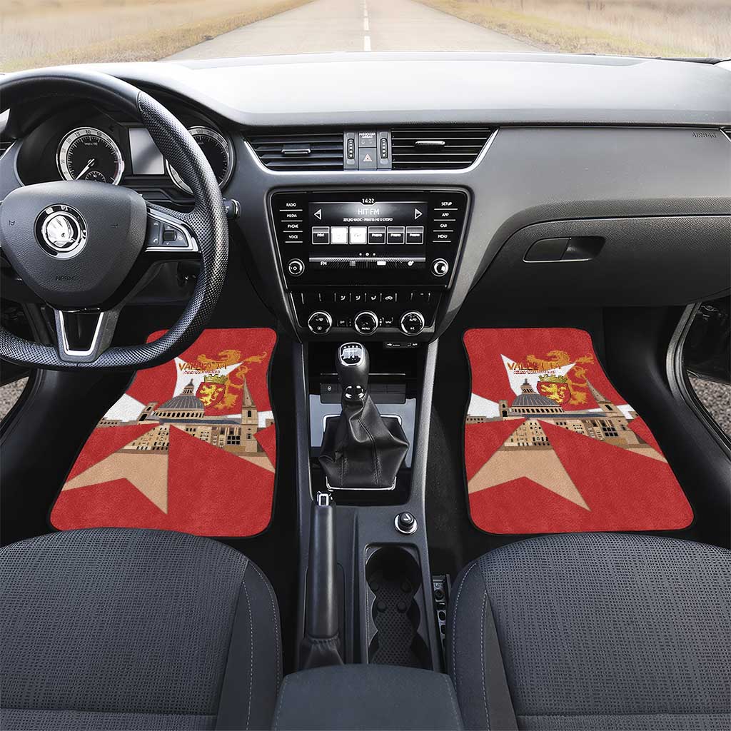 Valletta Malta Car Mats Maltese Cross Citta Umilissima - Wonder Print Shop