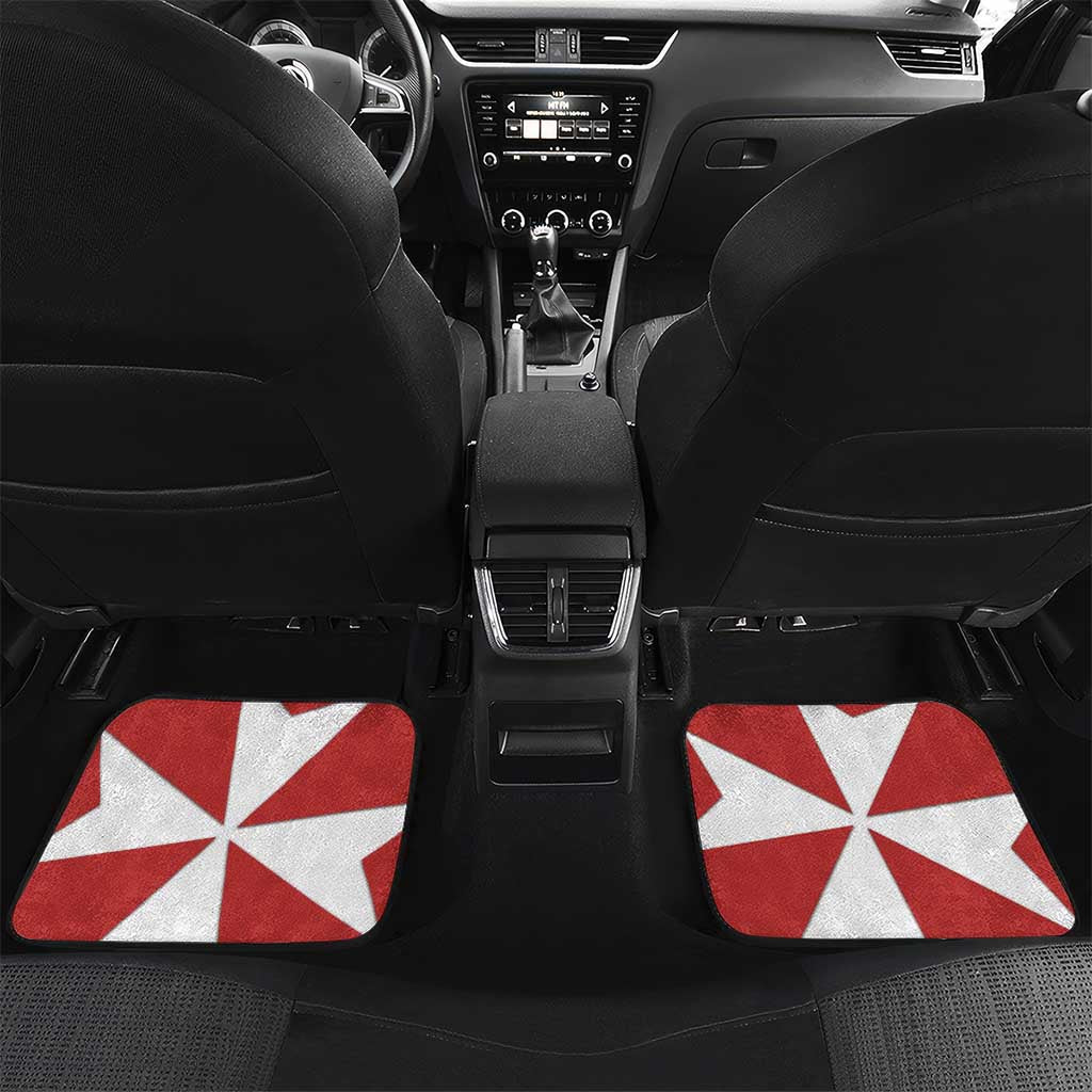 Valletta Malta Car Mats Maltese Cross Citta Umilissima - Wonder Print Shop