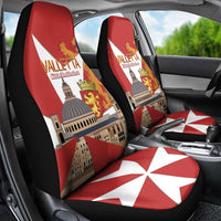 Valletta Malta Car Seat Cover Maltese Cross Citta Umilissima - Wonder Print Shop