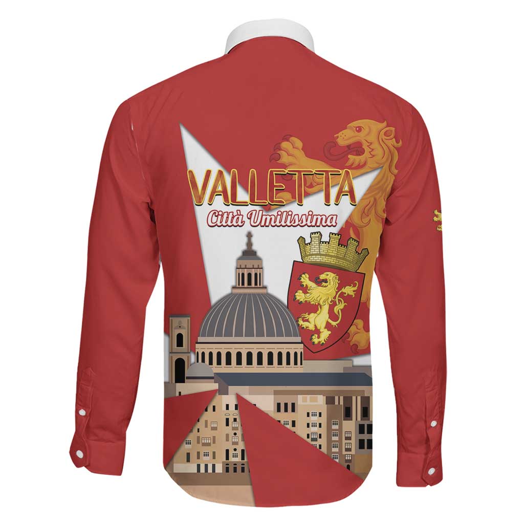 Valletta Malta Family Matching Off The Shoulder Long Sleeve Dress and Hawaiian Shirt Maltese Cross Citta Umilissima - Wonder Print Shop
